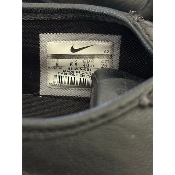 Nike Women's Black Cortez ‘72 Retro Lace Up Athletic Sneakers Shoes Size 9 - Picture 7 of 8